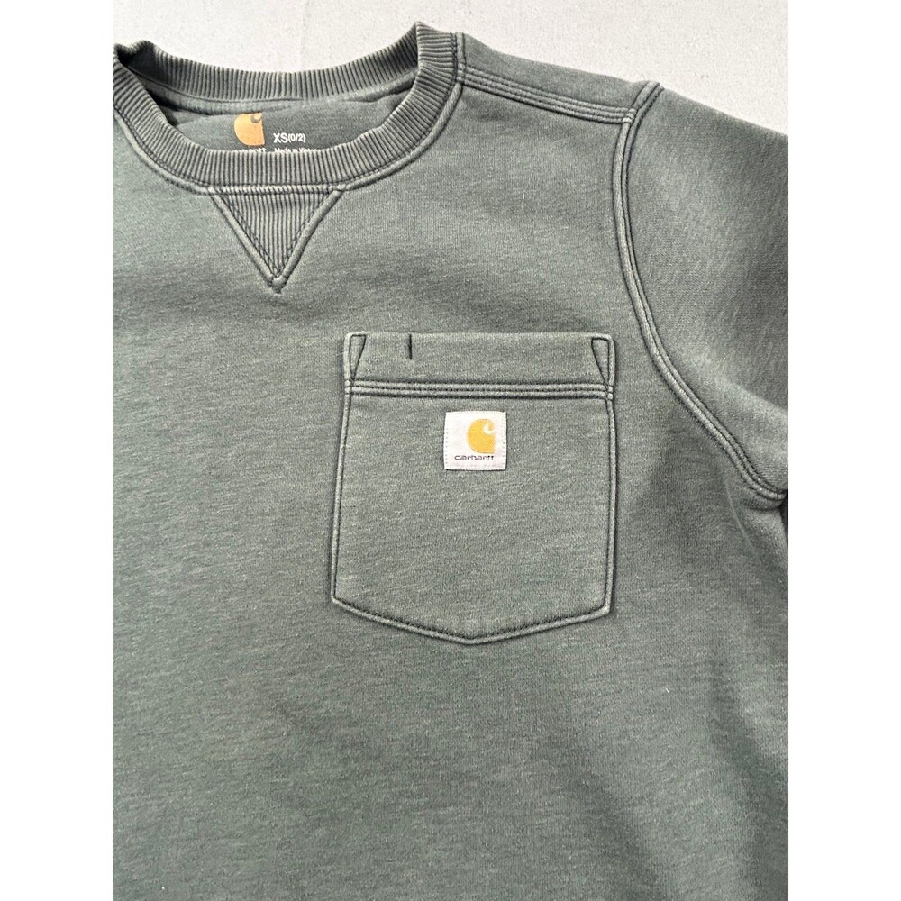 Carhartt Women’s Crewneck Sweatshirt 103925 G35 - Picture 2 of 9